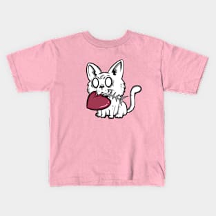 valentine cat Kids T-Shirt